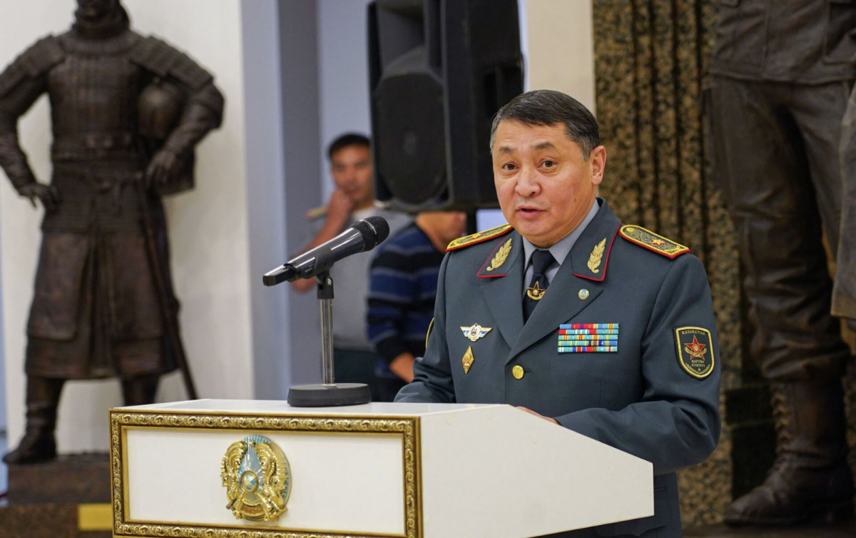 Фото: заместитель министра обороны РК Мухамеджан Таласов
