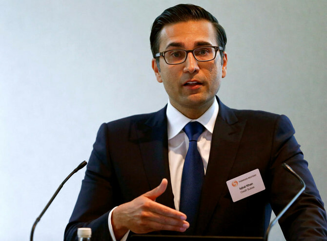 Фото: Iqbal Khan at the Reuters Global Wealth Management Summit in Zurich. (File/Reuters)