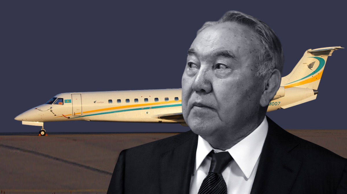 Самолет Назарбаева приземлился в Москве