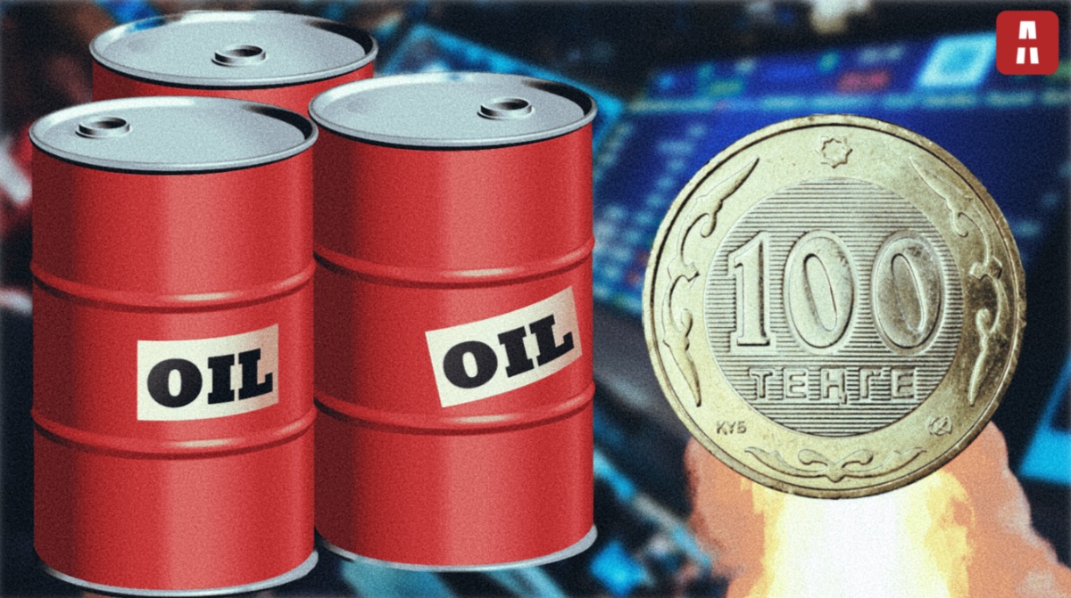 Нефть дешевеет, но тенге укрепляется