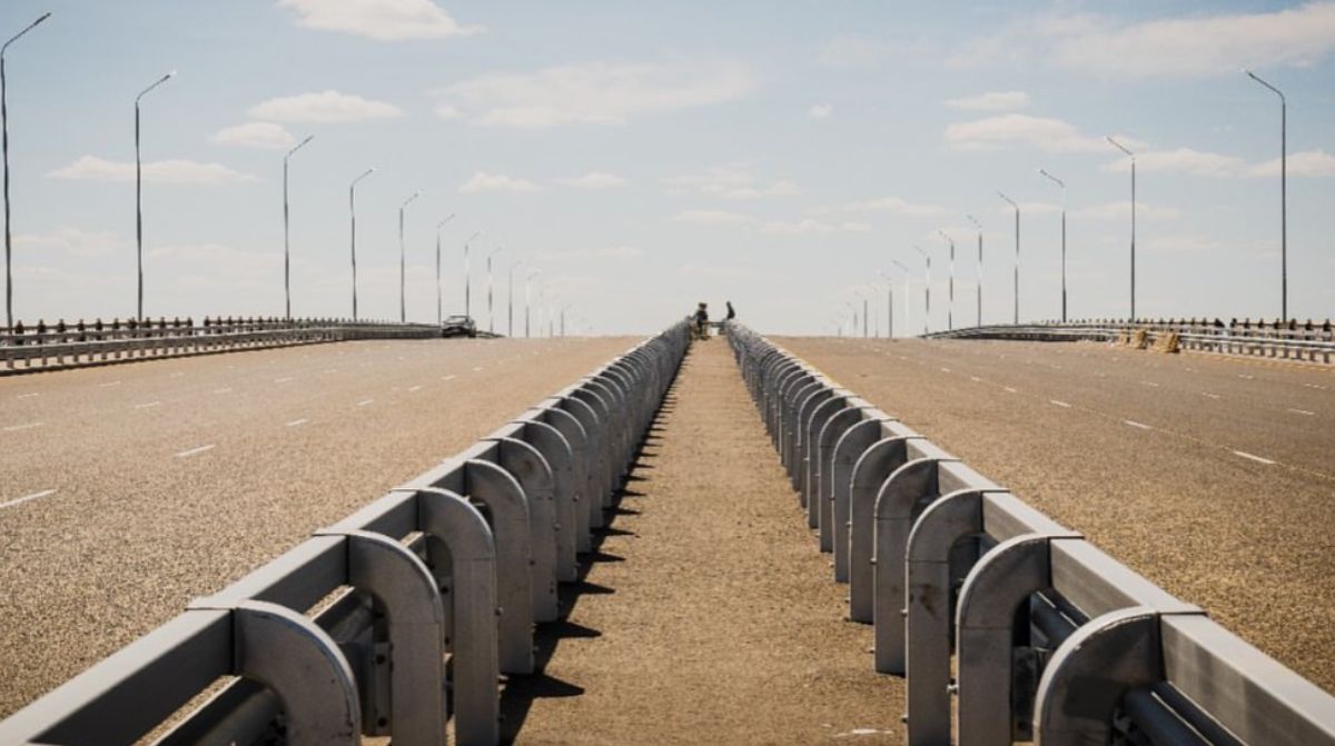 В Нур-Султане открыли новый автомобильный мост