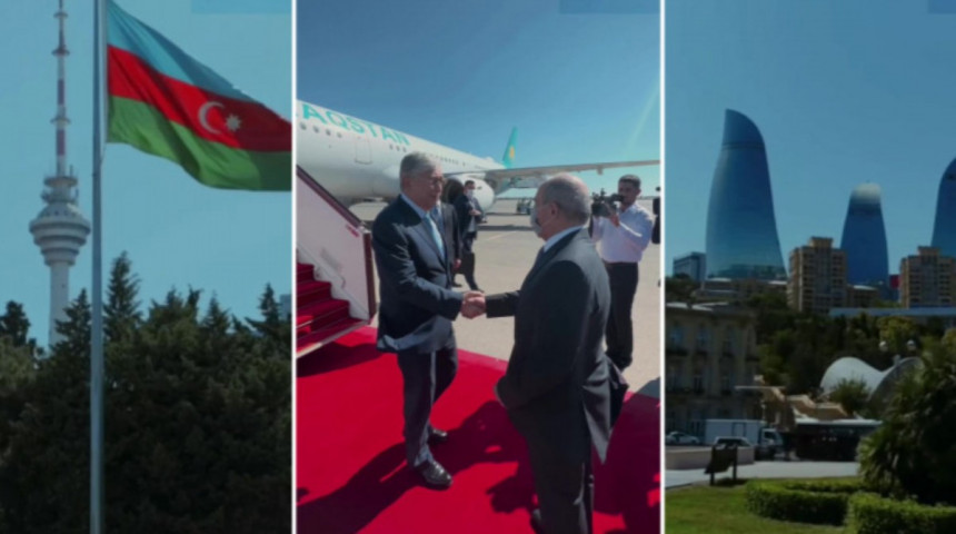 Токаев прилетел в Азербайджан