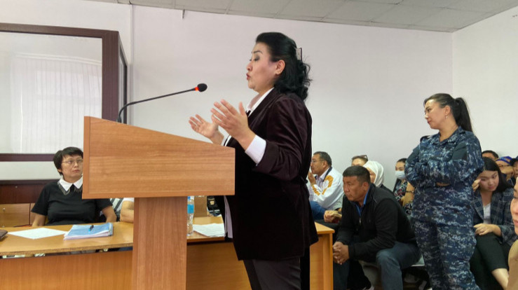 Хаменова в суде призналась в любви Назарбаеву и отказалась от своей вины