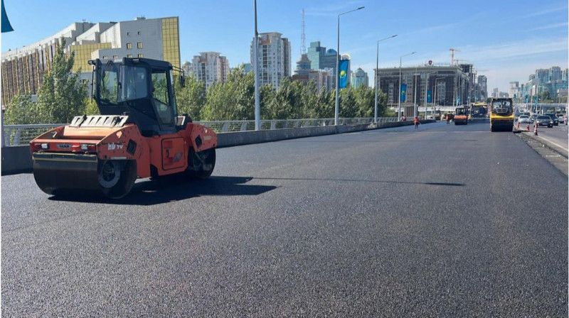 Астанчане будут испытывать неудобства из-за ремонта моста на Сарайшык до конца октября