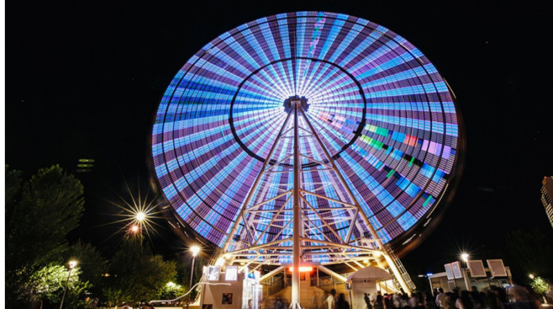 В День Республики в Кызылорде упала кабина колеса обозрения