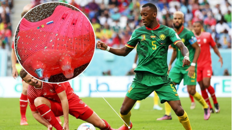 "Это провокация": камерунский футболист носит бутсы с российским флагом на чемпионате мира