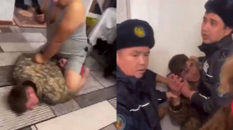 Жамбылда әскери қызметкер үш әйелді соққыға жықты