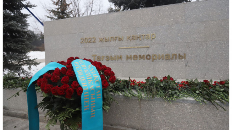 В Алматы открыли мемориал жертвам январских событий