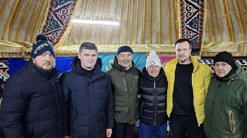 При поддержке Казахстана для жителей Украины установили "Юрту несокрушимости"