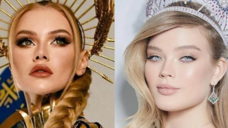 "Мисс Украина Вселенная" отказалась стоять рядом с россиянкой на конкурсе (видео)