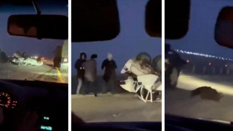 Вышел помочь: внедорожник насмерть сбил водителя такси в Павлодарской области