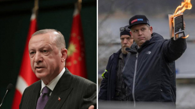 Түрік президенті құранды өртеген шведтерге жауап берді