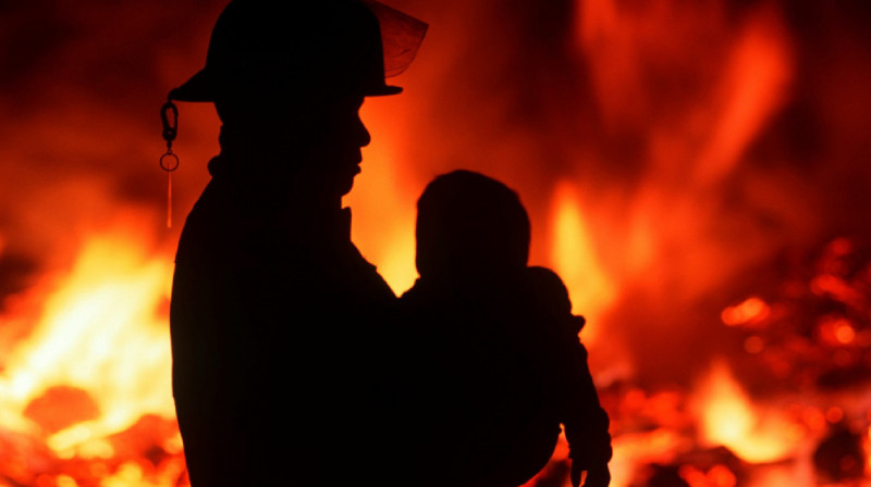 Мать с ребенком погибли в пожаре в Костанайской области