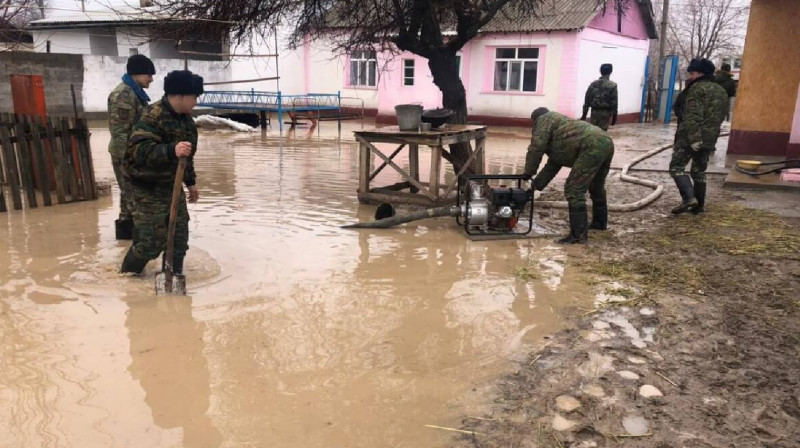 Эвакуированные жители в Туркестанской области вернулись в свои дома