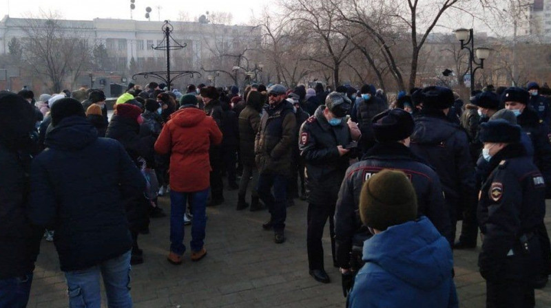 В Новосибирске, Рубцовске и Бийске прошли акции протеста