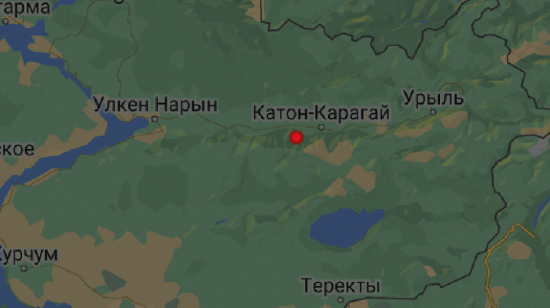Землетрясение магнитудой 4,4 произошло близ Катон-Карагая в Казахстане