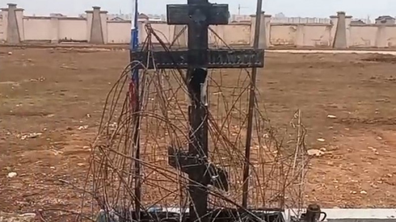 В Крыму злоумышленники подожгли могилу участника спецоперации