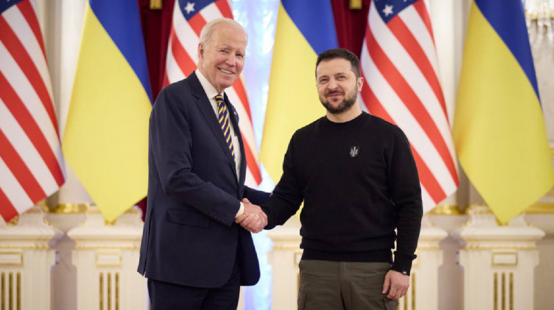 Байден прибыл в Украину с необъявленным визитом