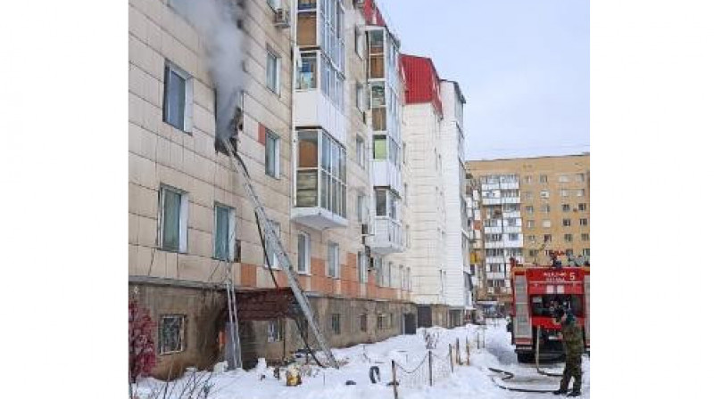 Астанадағы өрт кезінде 26 адам құтқарылды