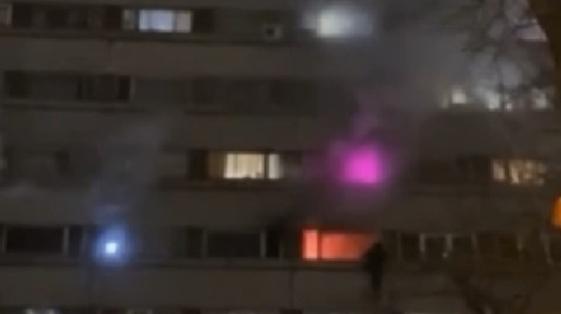 В центре Москвы загорелась гостиница