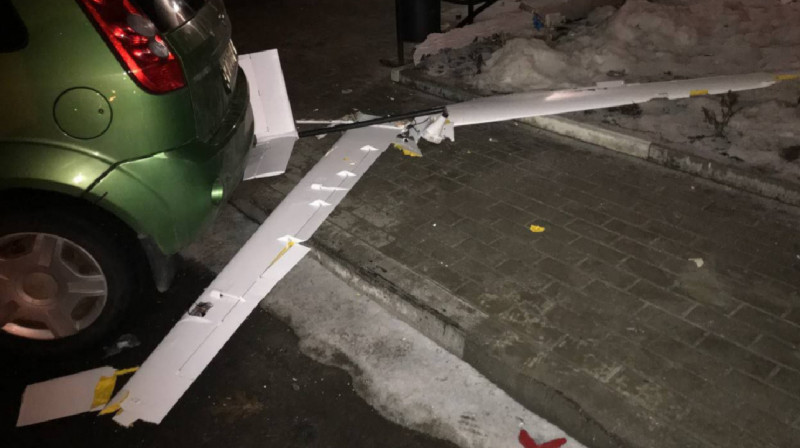 Три беспилотника разбились в Белгороде