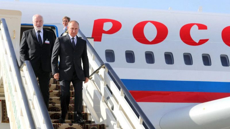 Владимир Путин прибыл в Крым