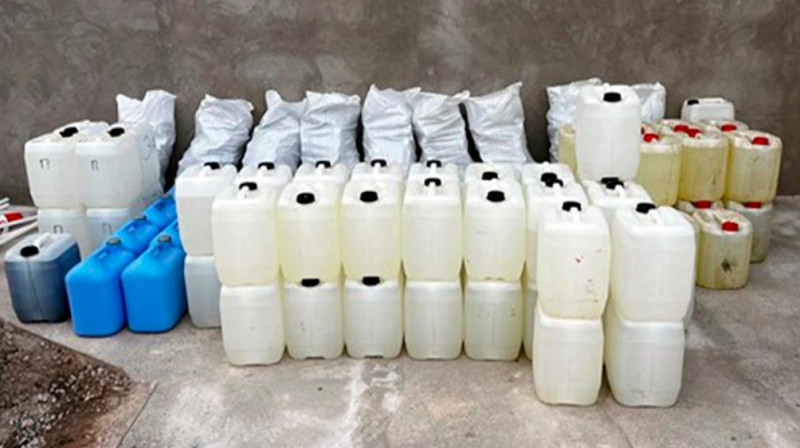 Түркістан облысында жасырын есірткі зертханасы табылды