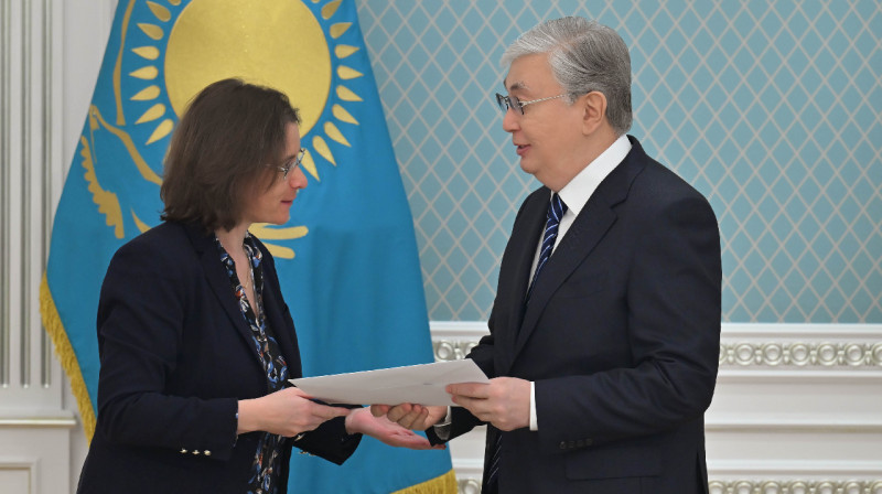Касым-Жомарт Токаев получил послание от президента Франции