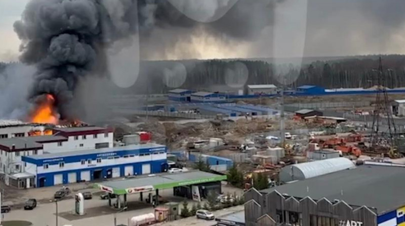 Взрыв прогремел в подмосковном Нахабино на складе с запчастями