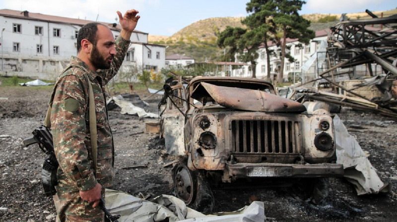 В Нагорном Карабахе зафиксировано нарушение режима прекращения огня