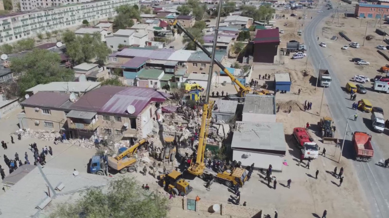 Жаңаөзенде жарылыс болған үйге сараптама жүргізіледі