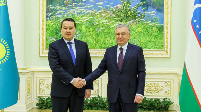 Премьер-министр РК встретился с президентом Узбекистана в Ташкенте