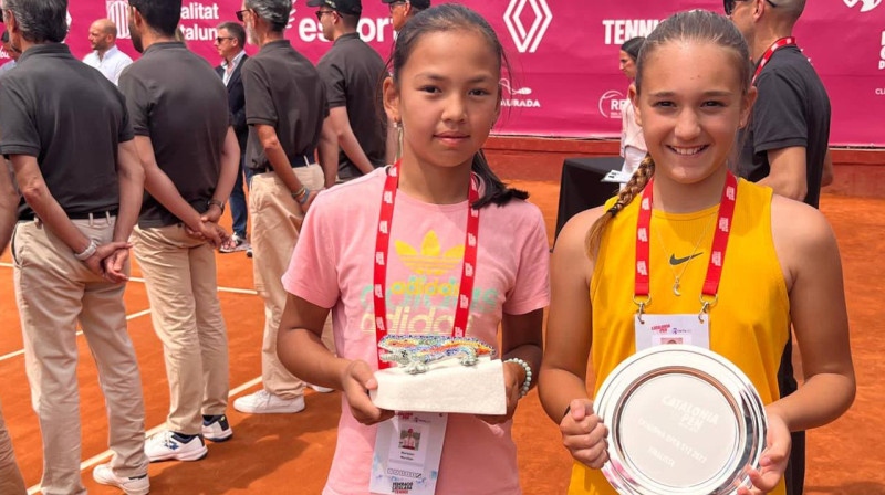 11-летняя казахстанка стала чемпионкой Каталонии по теннису