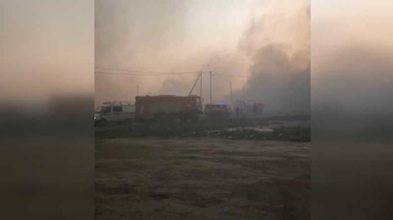 Пожар в Петропавловске: сгорело 4 жилых дома