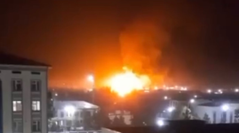 Мощный взрыв прогремел на газовой станции в Узбекистане
