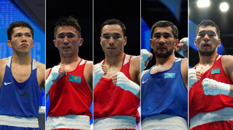 Ташкенттегі әлем чемпионатында ұлттық құраманың 5 боксшысы финалға шықты
