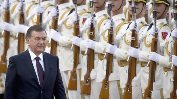 Как в Китае встретили президента Узбекистана