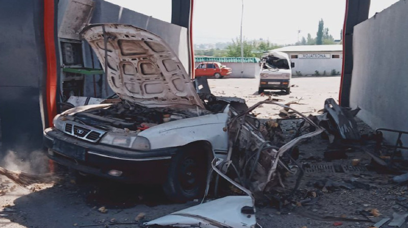 В Узбекистане при заправке автомобиля взорвался газовый баллон
