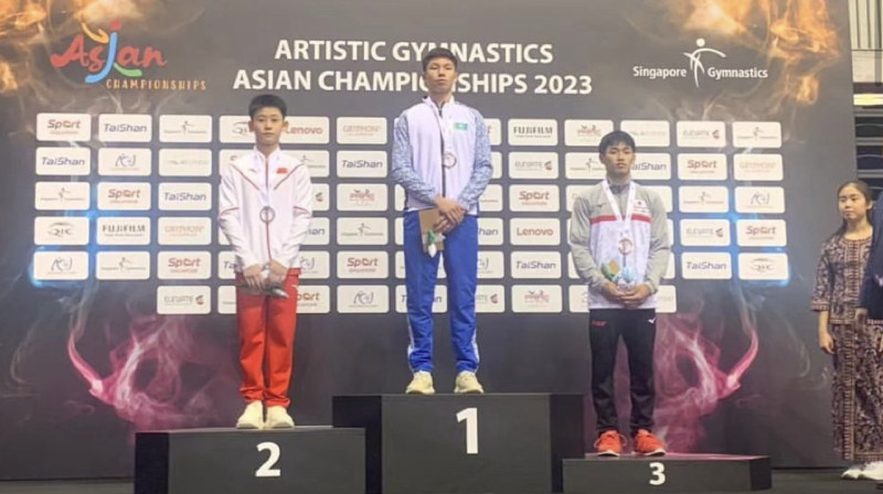 Казахстанский гимнаст завоевал «золото» в чемпионате Азии