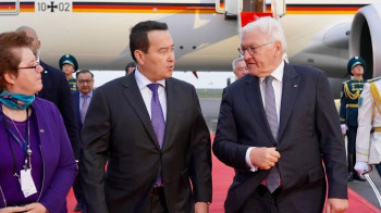 Президент Германии прибыл в Казахстан