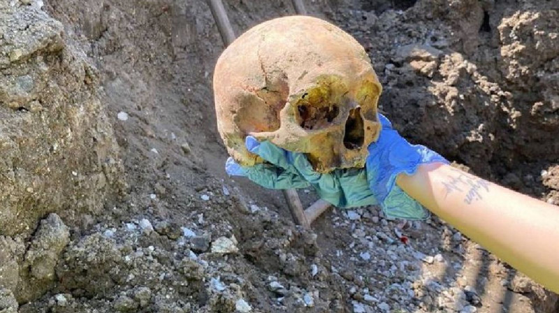 В Костанае нашли человеческие останки