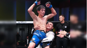 Казахстанский боец дебютировал в UFC с победы