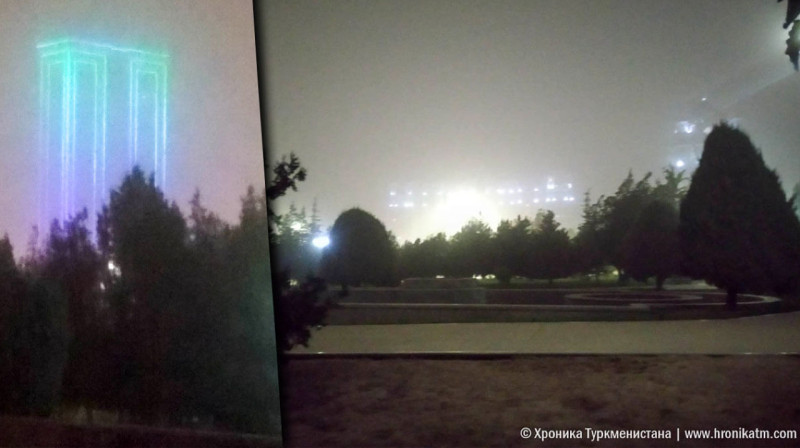 Столицу Туркменистана накрыло пылью и песком