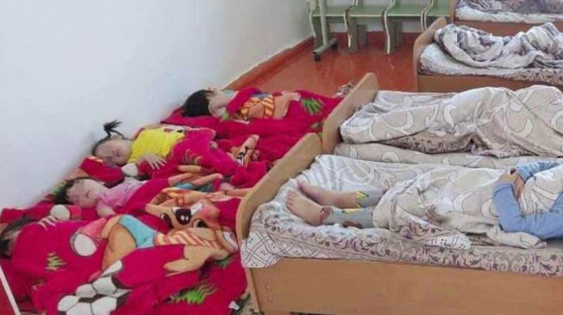 В детском саду Кызылординской области дети спали на полу