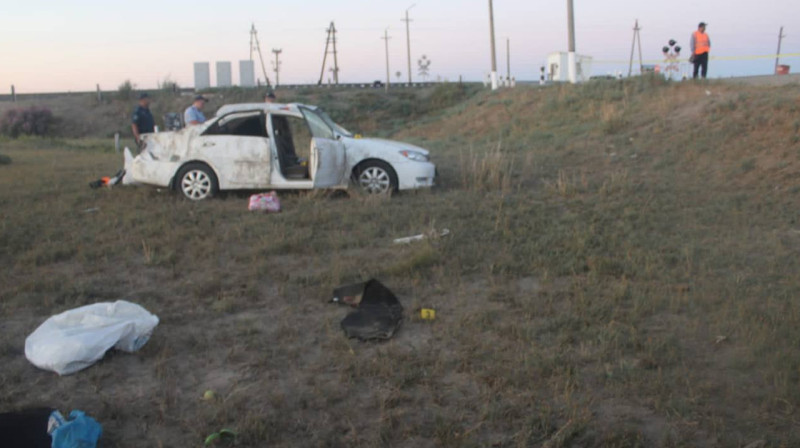 Жуткое ДТП со смертельным исходом произошло ночью в Кызылординской области