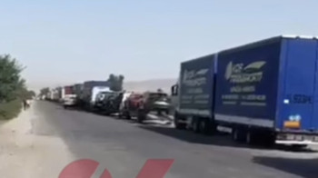 Скопление грузовиков: погранслужба Кыргызстана прокомментировала образовавшуюся пробку