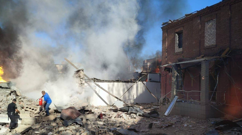 Ракетная атака на украинский Кривой Рог – уничтожено здание полиции