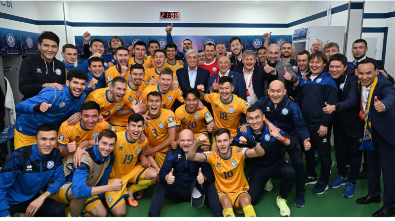 Токаев поздравил сборную Казахстана с победой над Северной Ирландией в отборе на Евро-2024