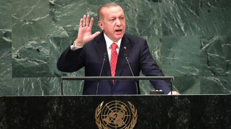 Эрдоган  заявил, что   Турция поддерживает антитеррористическую операцию Азербайджана в Карабахе.