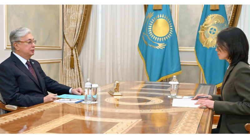Токаев принял советника президента Зульфию Сулейменову